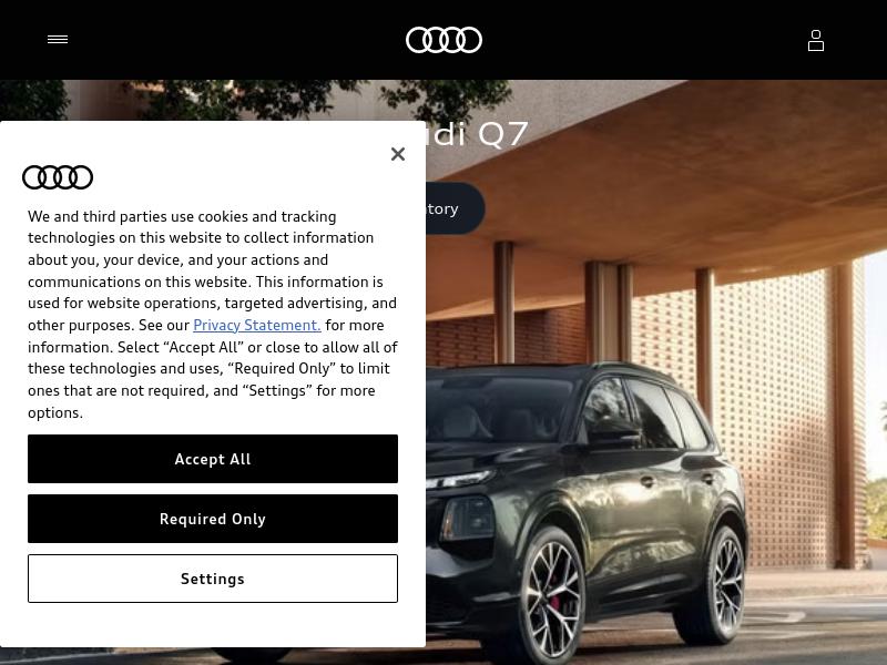 Audi website